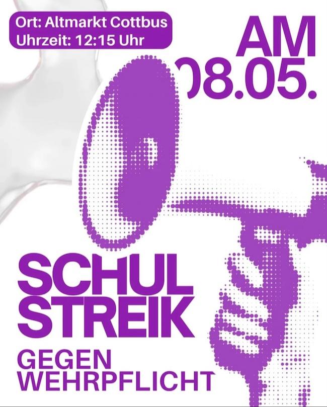 Schulstreik Cottbus am 8. Mai
