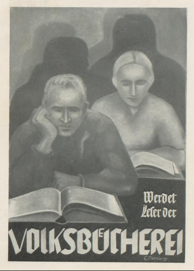 Werbeplakat für Volksbüchereien, 1939
