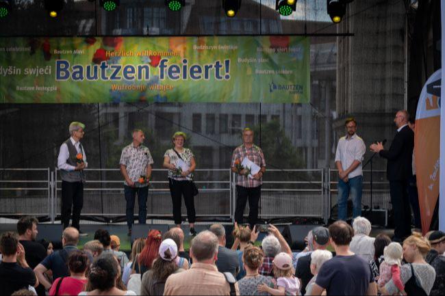 Verleihung auf dem Kornmarkt