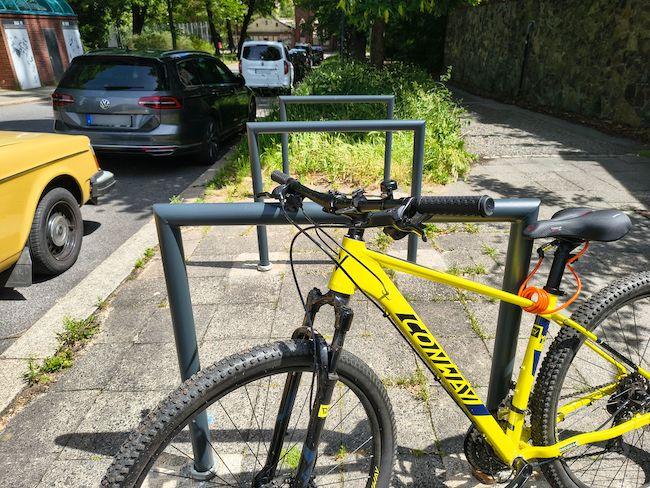 Die genannten Fahrradbügel Tivoli