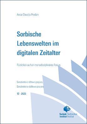 Cover von Heft 12 der Sorabistischen Arbeitspapiere