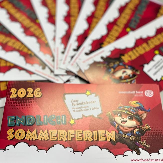 Der Sommerferienkalender der Stadt Forst