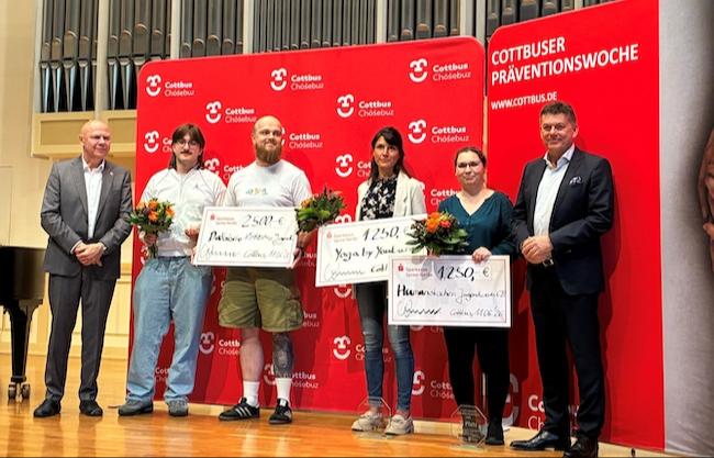 Die Preisträger des 2. Cottbuser Präventionspreises