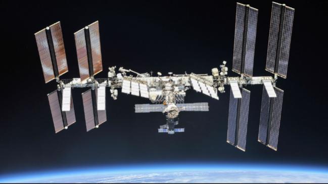 Die Internationale Raumstation ISS.