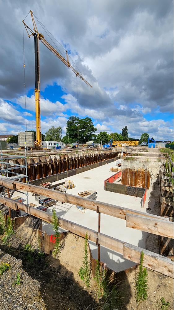 Bild von der Baustelle GREEN HUB Coworking Lübbenau