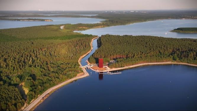 Drohnenaufnahme Lausitzer Seenland