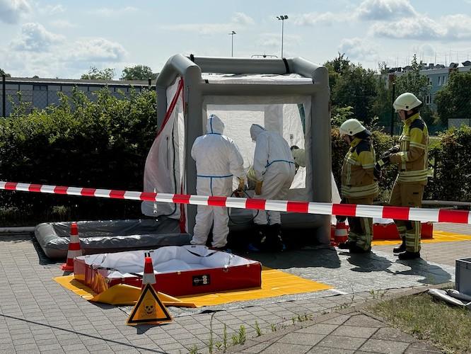 Einsatzübung an der BTU 2