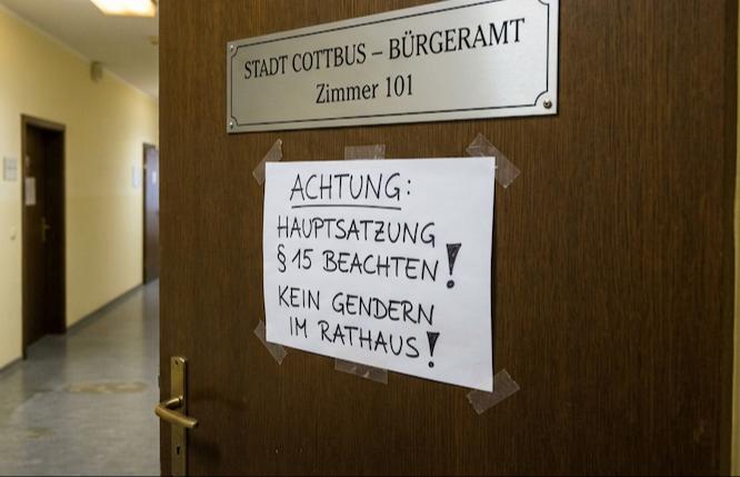 Symbolbild zur aktuellen Gender-Debatte im Cottbuser Rathaus