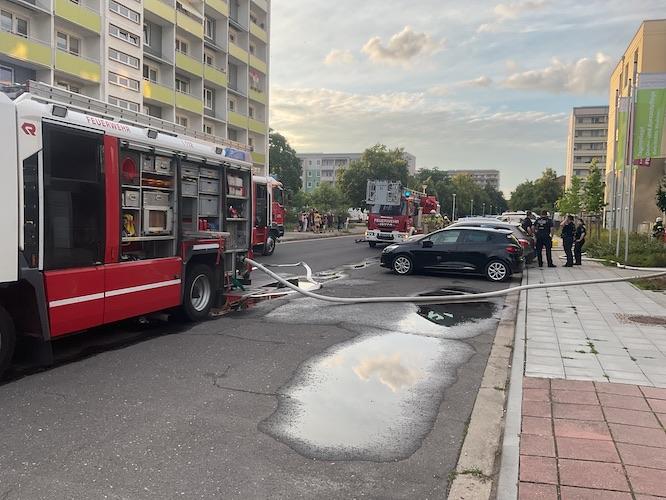 Die Feuerwehr im Einsatz