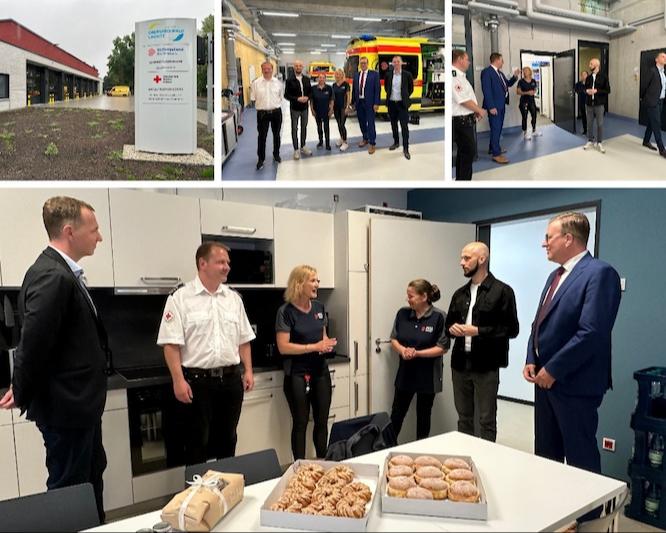 Tor auf für die neue Rettungswache in Lauchhammer-Ost:  Rettungsdienst ab sofort am neuen Standortt