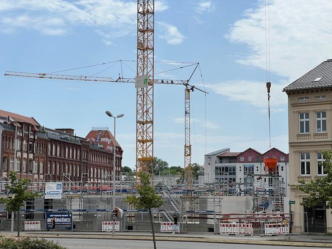 Neues Wohnquartiers in der Briesmannstraße in Cottbus
