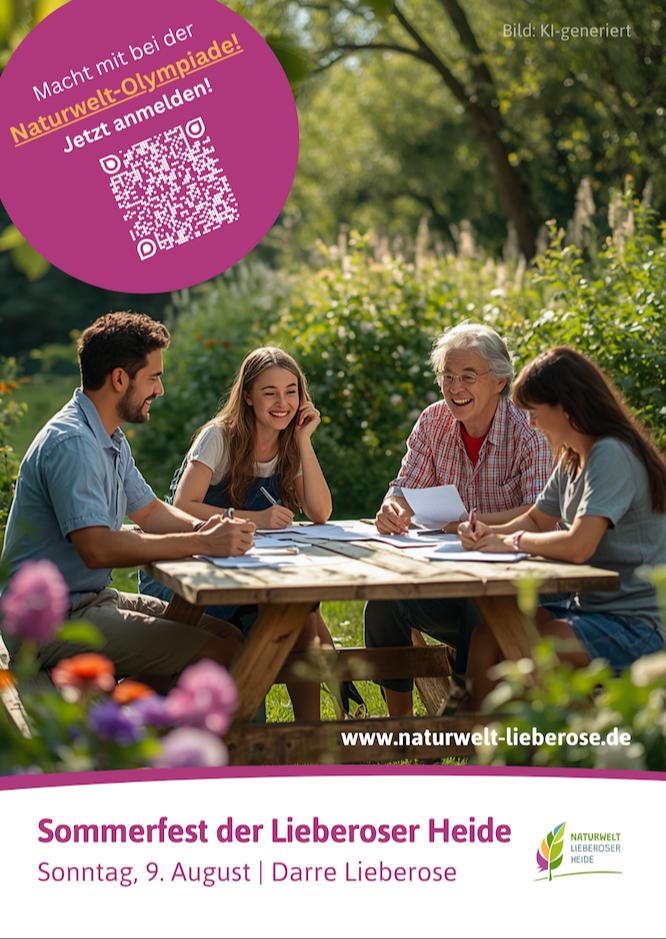 Naturwelt Sommerfest Olympiade Flyer