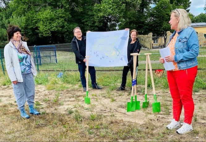 Offizieller Spatenstich für neues Freizeitareal in Forst (Lausitz)-Keune