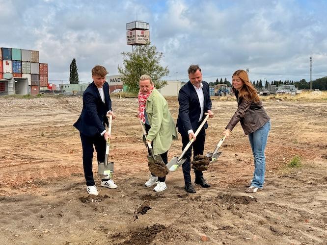 Spatenstich für neues Trailerterminal der LION Logistics GmbH in Forst (Lausitz)