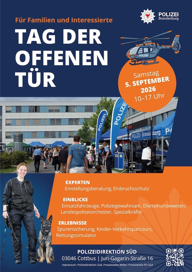 Einladung zum Tag der offenen Tür am 05. September, von 10-17 Uhr.
