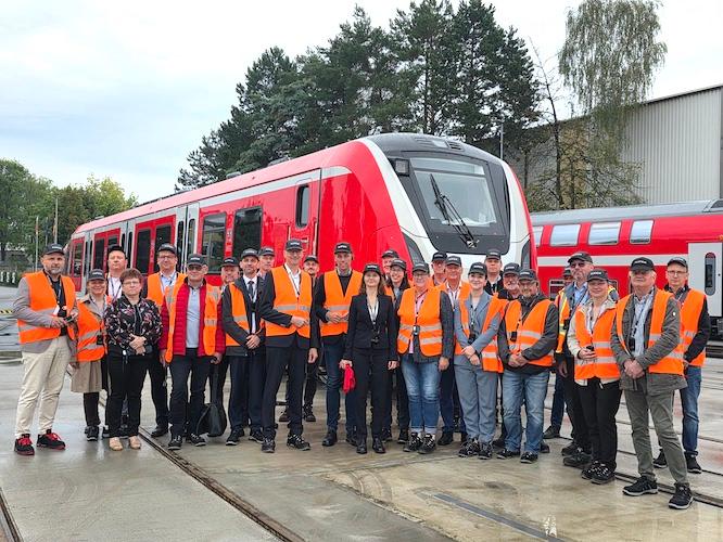 Treffen der Parlamentarier im ALSTOM-Werk Bautzen