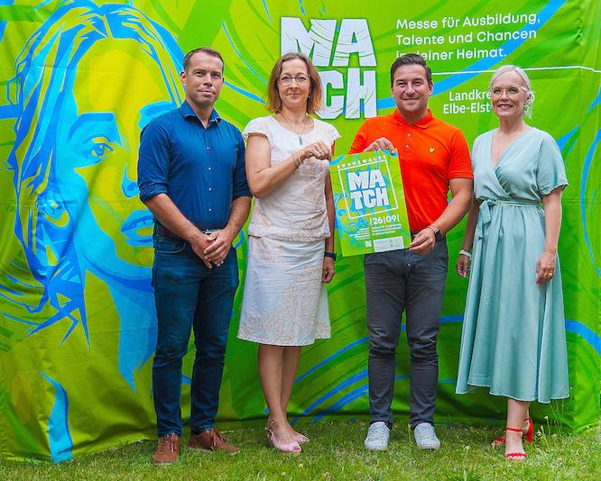 Ausbildungsstar Jean-Marie Ullrich, Bianca Tilch, Felix Freitag, Janine Niederstraßer