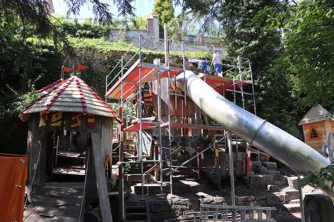 Der sanierter Spielplatz in Görlitz