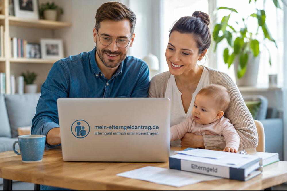 Elterngeld bequem von zu Hause beantragen: Ab Mitte August wird der bisherige Onlinedienst „ElterngeldDigital“ schrittweise durch das neue Portal „mein-elterngeldantrag“ ersetzt. Während der Übergangszeit muss der online ausgefüllte Antrag ausgedruckt, unterschrieben und per Post an die Elterngeldstelle geschickt werden.