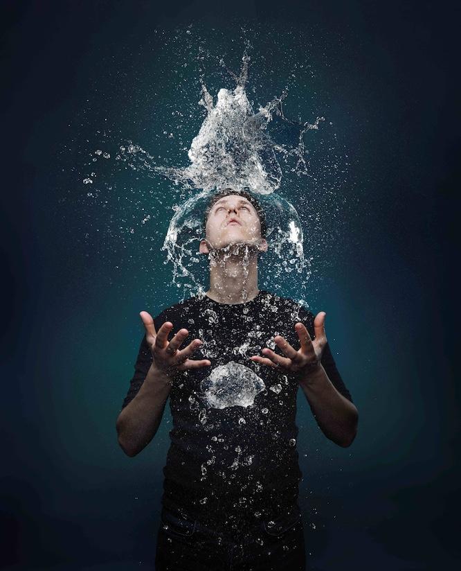 Der niederländische Percussionist Daan Wilms mit seinem Solo-Programm „Water“