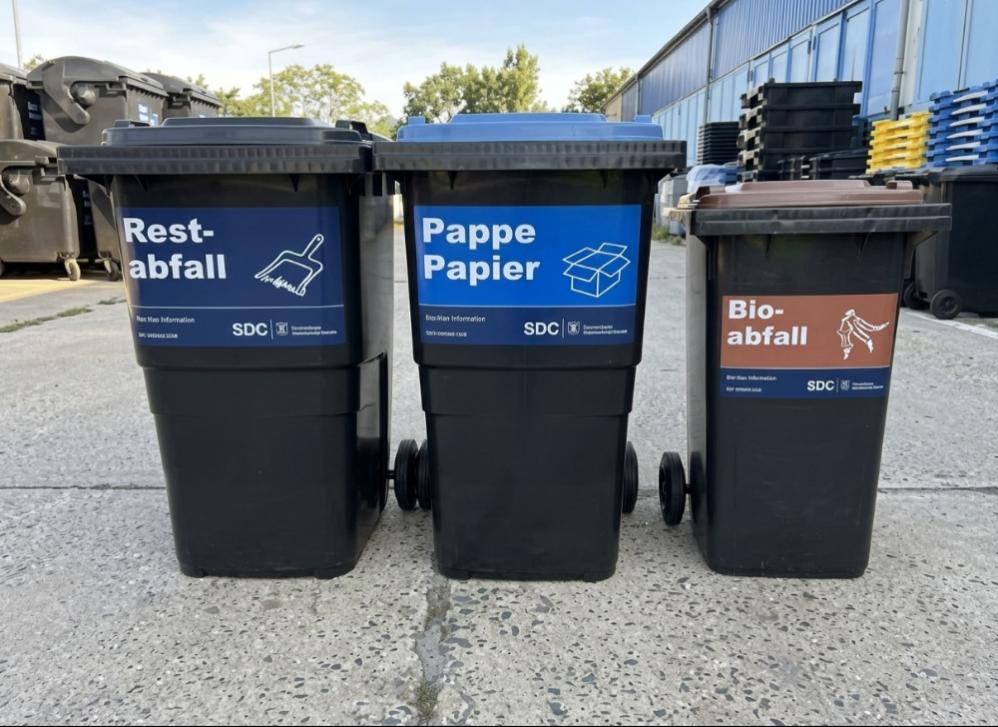 Chipsystem für Restmüll- , Papier- und Bioabfallbehälter in Cottbis