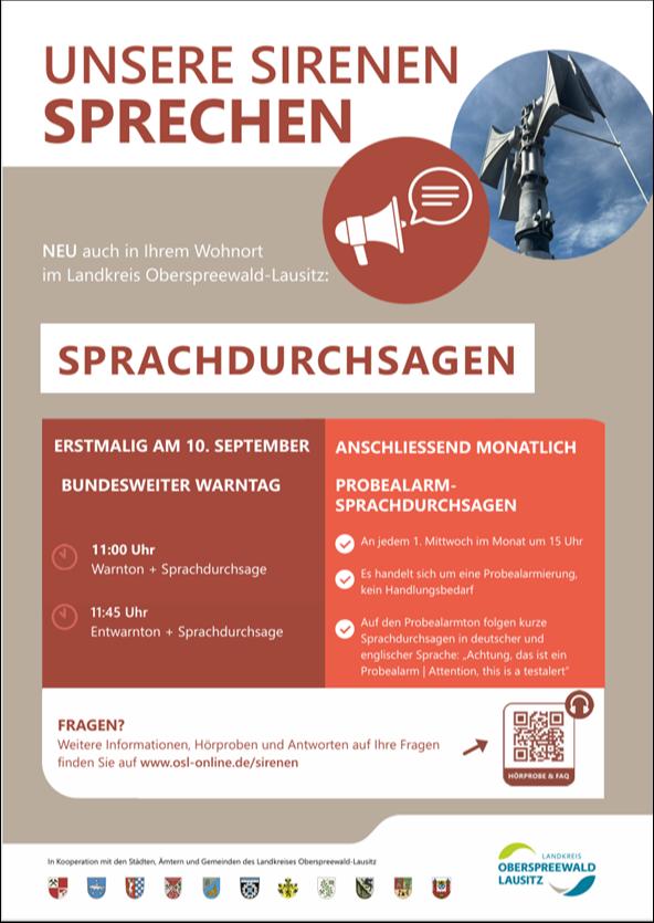 Das Info-Plakatmotiv zu den neuen Sprachdurchsagen