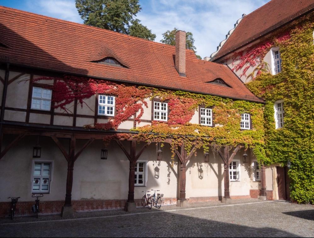 Innenhof Kulturschloss in Spremberg/Grodk