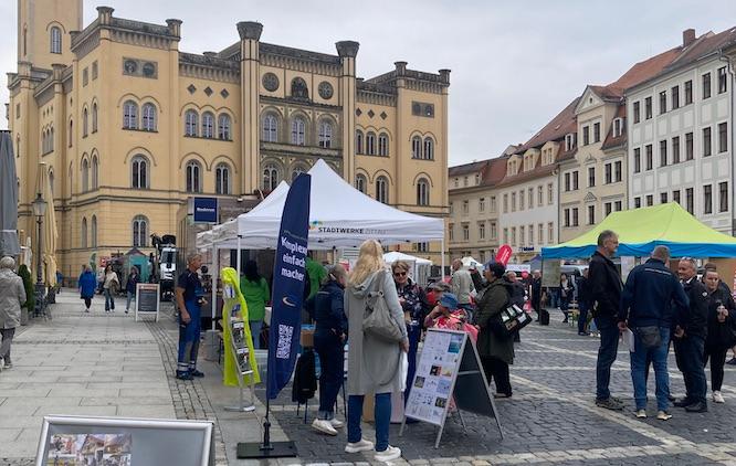 Energiemarkt in Zittau stößt auf großes Interesse