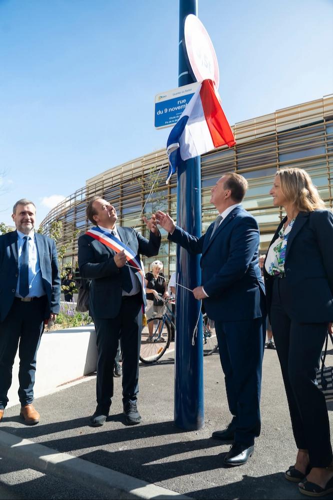 Emotionale Straßeneinweihung in Drancy
