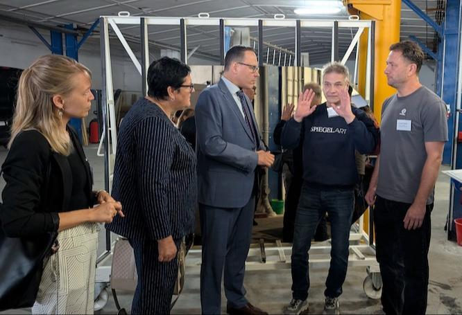 Besuch von Staatsminister Panter in Weißwasser/O.L.