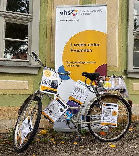 Das Aktionsfahrrad finden Interessierte am 10. September auf dem Marktplatz in Elsterwerda.