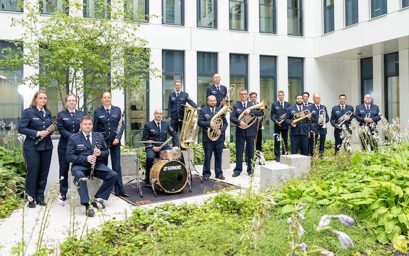 Das sächsische Polizeiorchester wird zu Gast sein