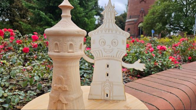 Forster Wasserturm aus Holz