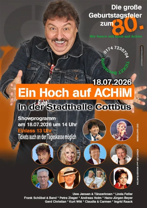 Ein Hoch auf ACHIM – Die große Geburtstagsfeier zum 80.