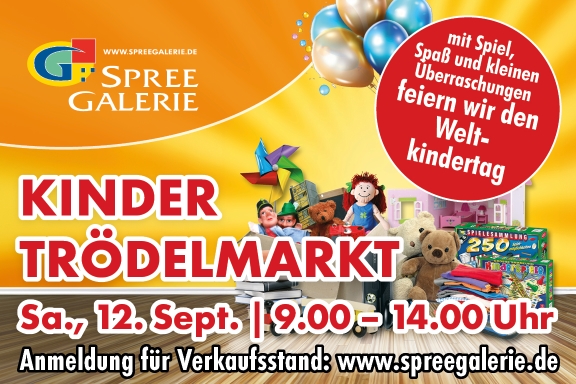 Kindertrödelmarkt in der Spreegalerie